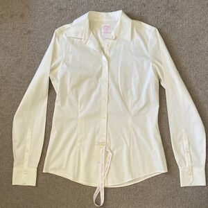 NWT Brooks Brothers white dress shirt, Sz 2.